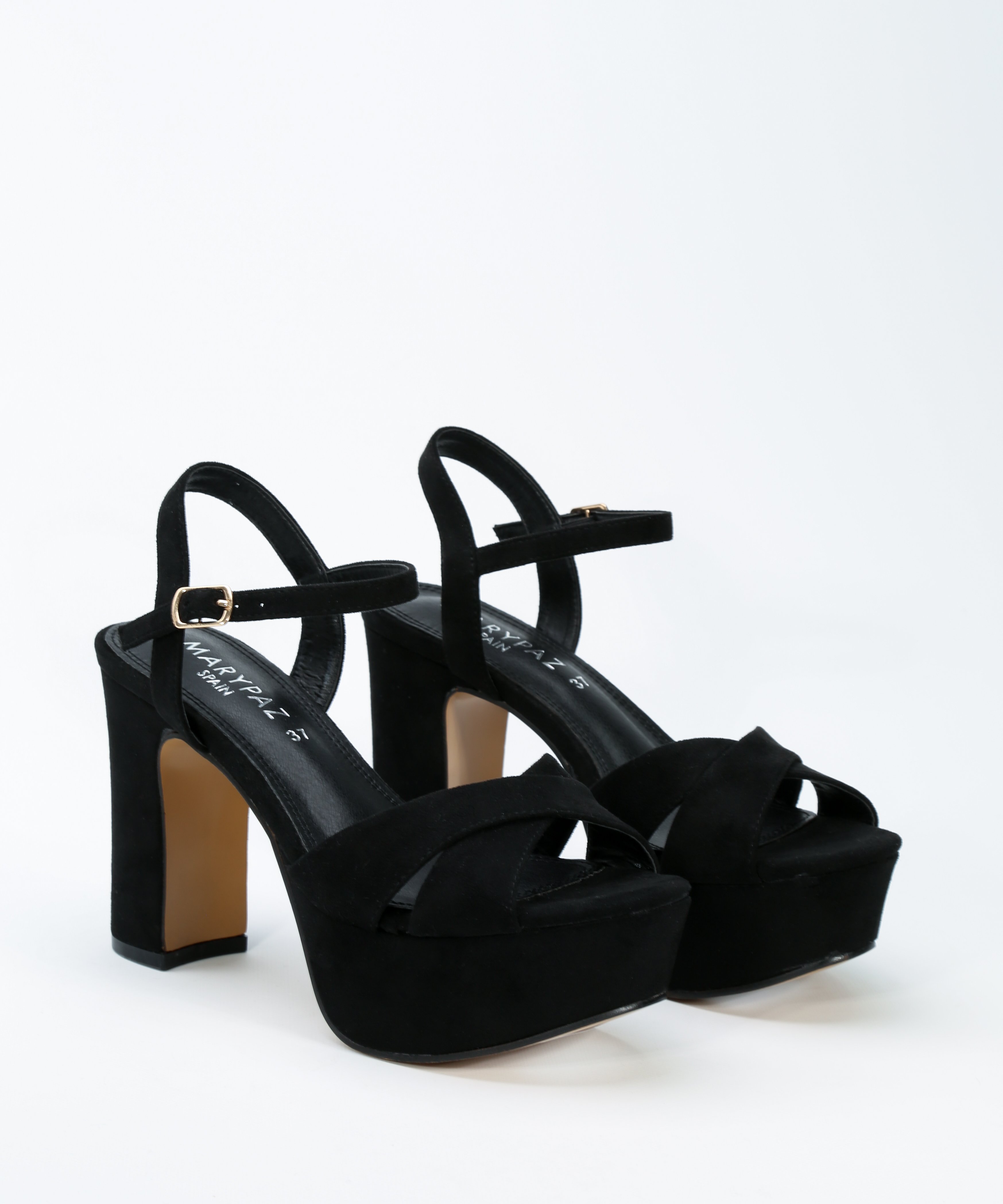 Sand&aacute;lias plataforma efeito camur&ccedil;a